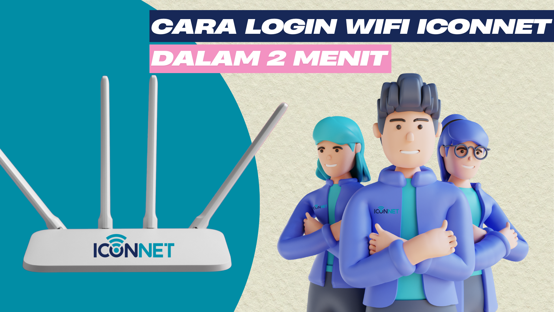 Cara Login WiFi Iconnet