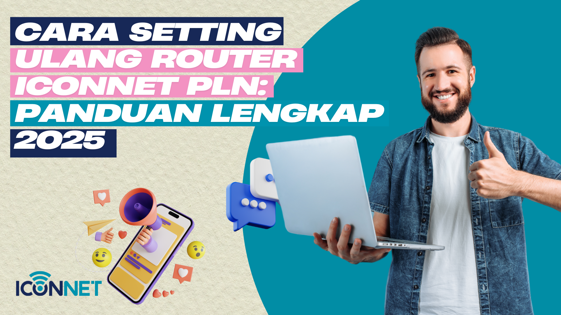 cara setting ulang router iconnet