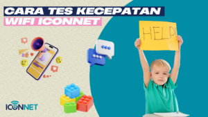 Cara tes kecepatan Wifi Iconnet