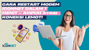 cara restart modem iconnet